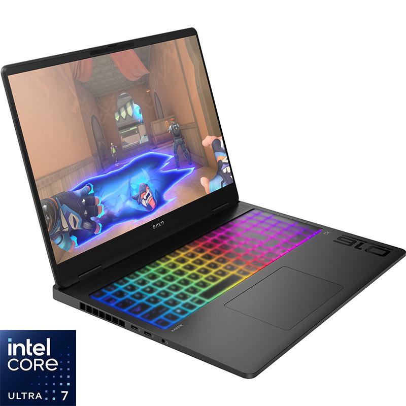 HP OMEN MAX Gaming Laptop, AI, 16", Intel Core Ultra 7, 32 GB RAM, 1 TB PCIe NVMe M.2 SSD, Windows 11 Home, NVIDIA GeForce 12 GB