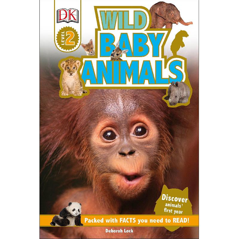 Wild Baby Animals | الأطفال | الكتب الانجليزية | 5-1 كتب ماقبل المدرسة سن | الشحن الدولي | كتب تعليمية للاطفال (3 - 5)