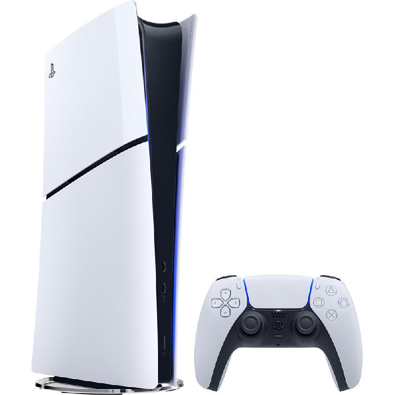 Sony Sony Playstation 5 Slim Console Digital Edition 1TB 8K Output, HDR Technology, up to 120 fps, Ray Tracing, Ultra High Speed SSD