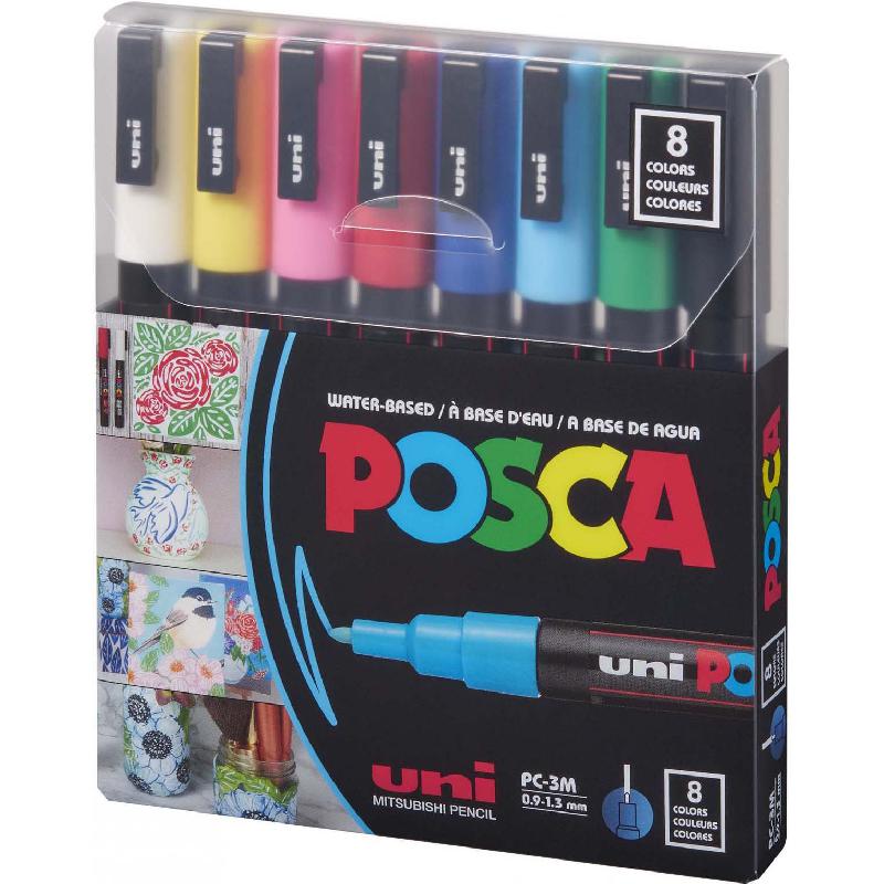 Uni Posca PC-3M Basic Graphic Art Marker | Arts & Crafts | Graphic Markers | Drawing & Illustration