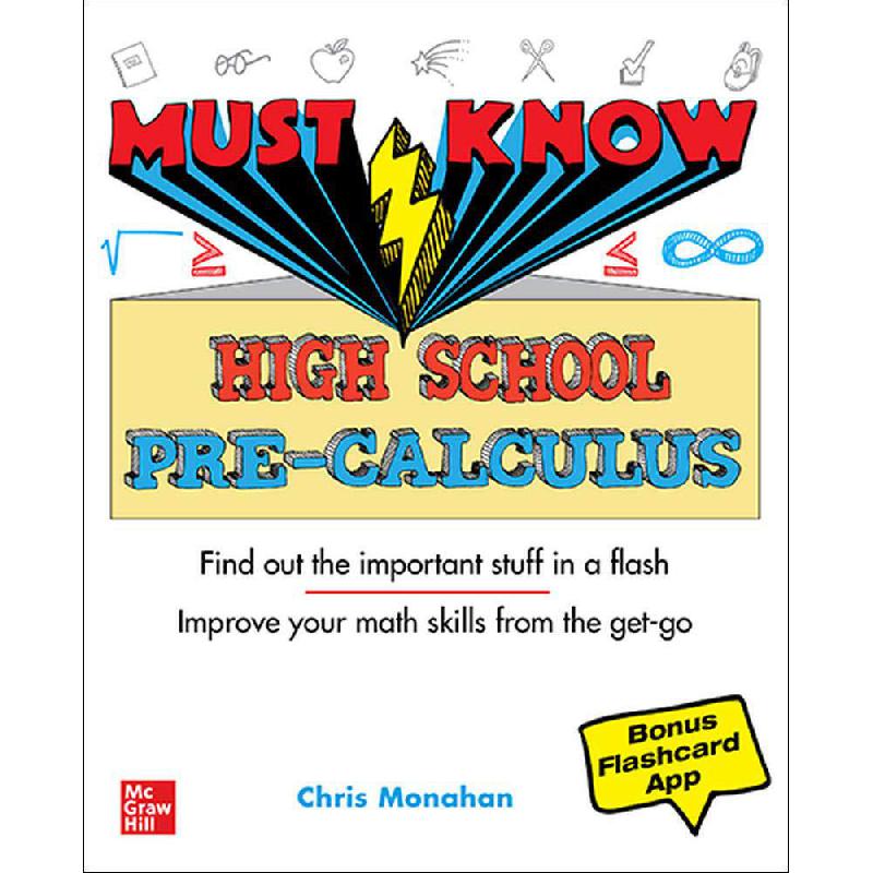 Must Know High School Pre-Calculus - Find Out The Important Stuff in a Flash | Mathematics | Science & Mathematics | English Books | Global Shipping