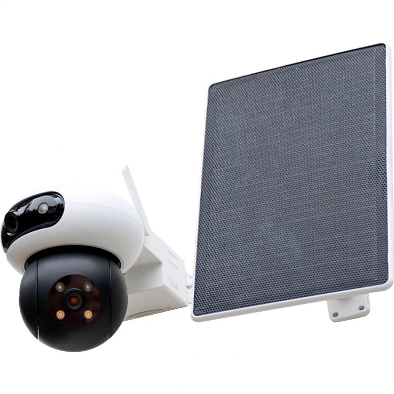 Ezviz CB90x Dual 4G Kit Smart Security Camera, Solar Powered Outdoor, Wi-Fi, Works with Amazon Alexa/Google Assistant, White