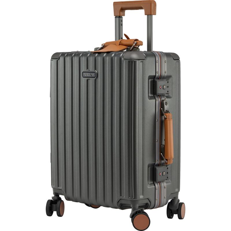 Atrium Active Trolley Bag, Dark Grey/Brown