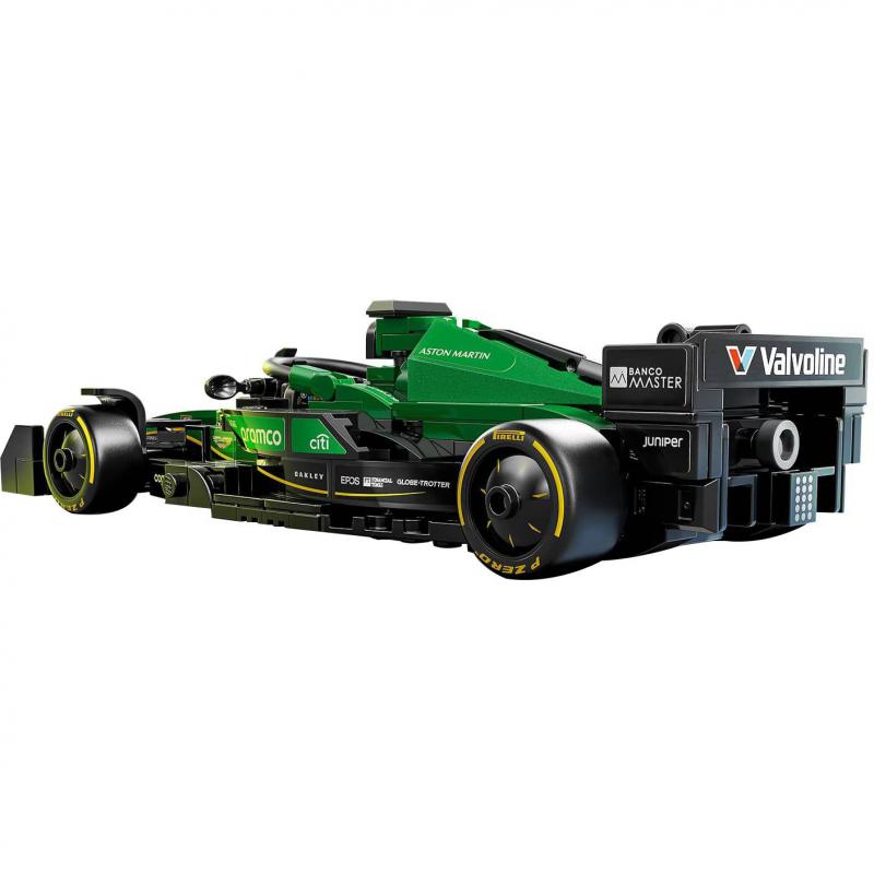 LEGO Speed Champions Aston Martin Aramco F1 AMR24 Race Car Interlocking Bricks Figure, 10 Years and Above
