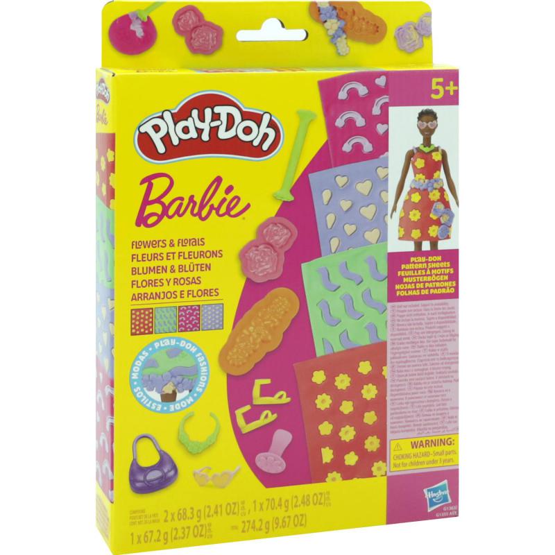 Play-Doh Barbie Flowers & Florals Activity Dough, Assorted Color