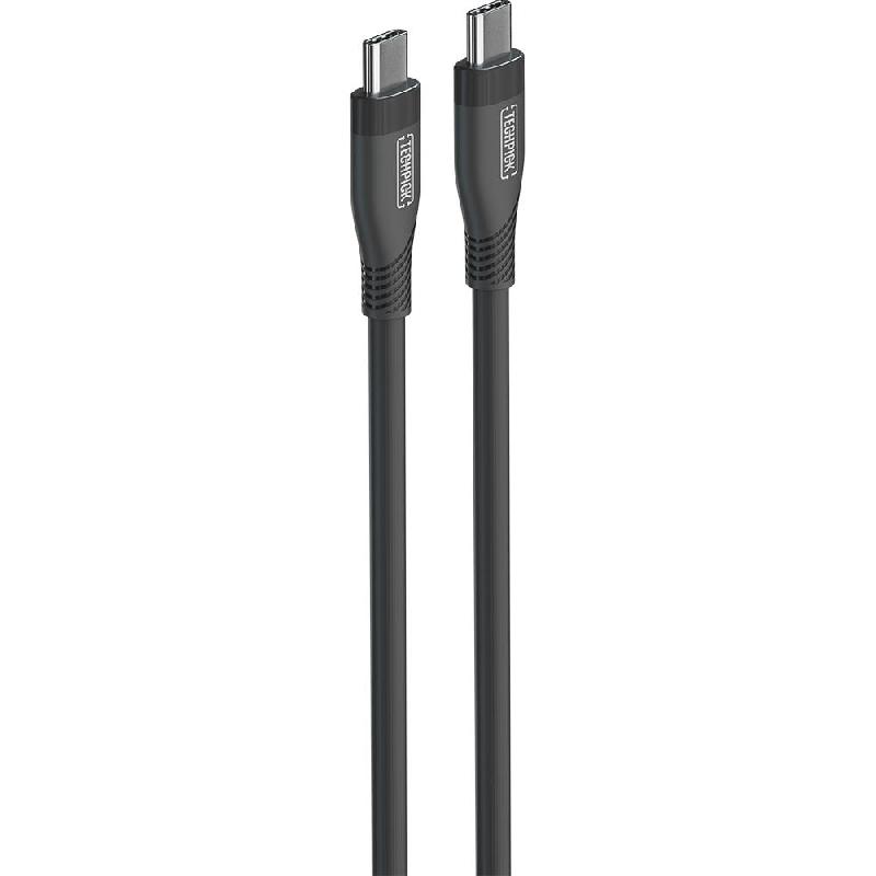 techpick Techpick Silicone usb-c To usb-c Sync Charge Cable Ultra-flexible Silicone Technology