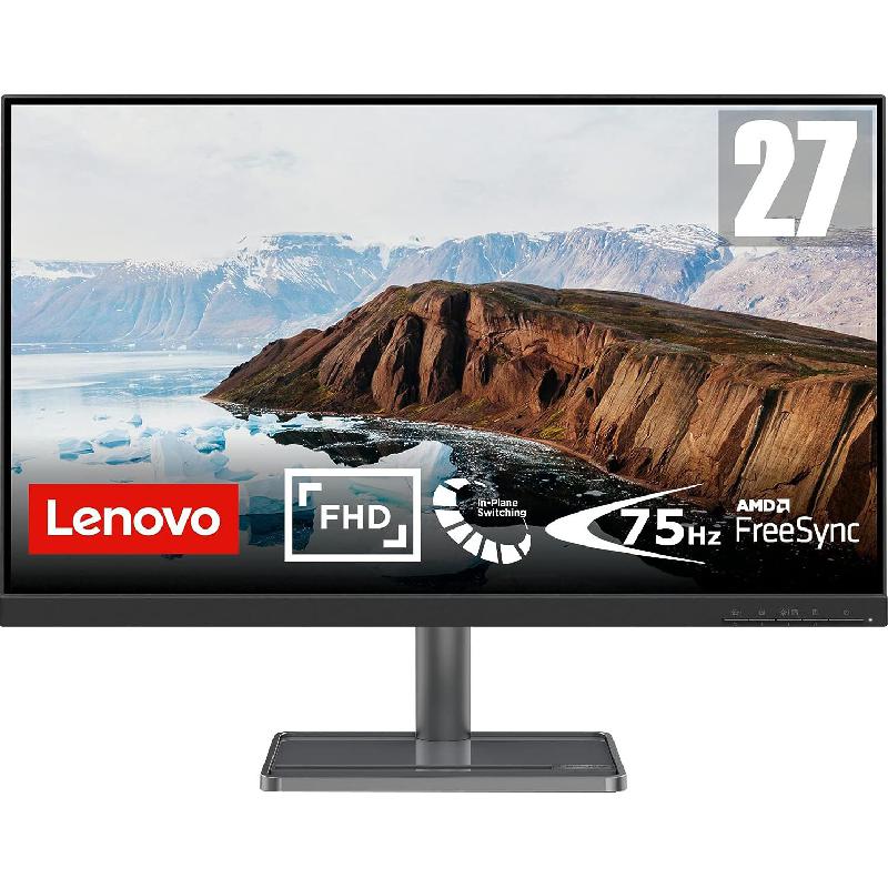 Lenovo L27i40 27" WLED FHD (Full HD) Display Monitor Jarir Bookstore