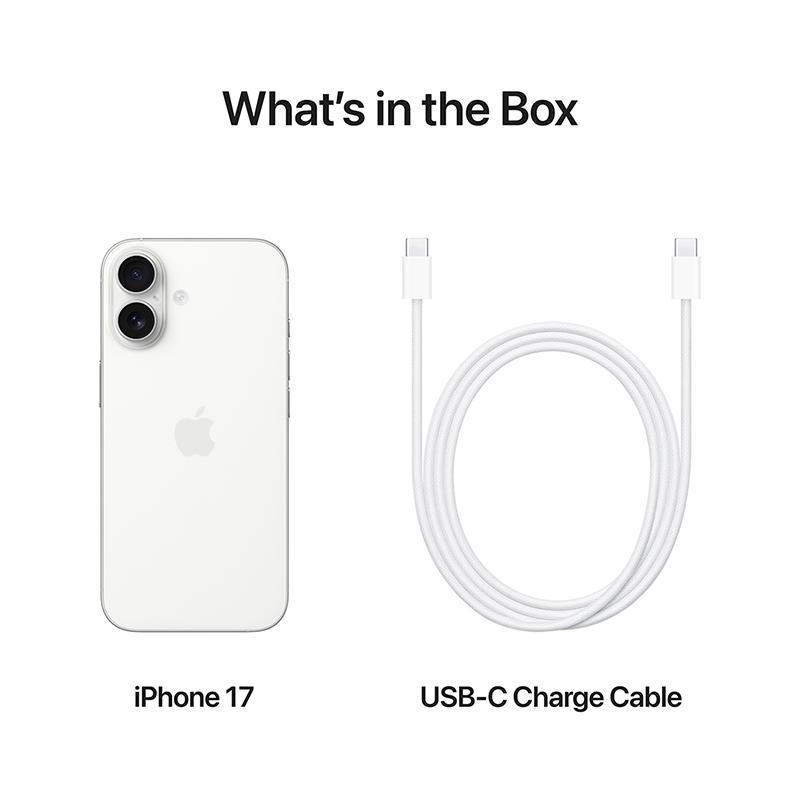 Apple iPhone 17, 512 GB, White, 5G, Apple A19 6