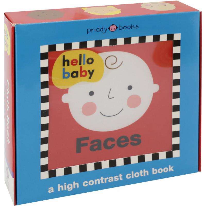 Hello Baby: Faces (Priddy Books) - A High Contrast Cloth Book 1