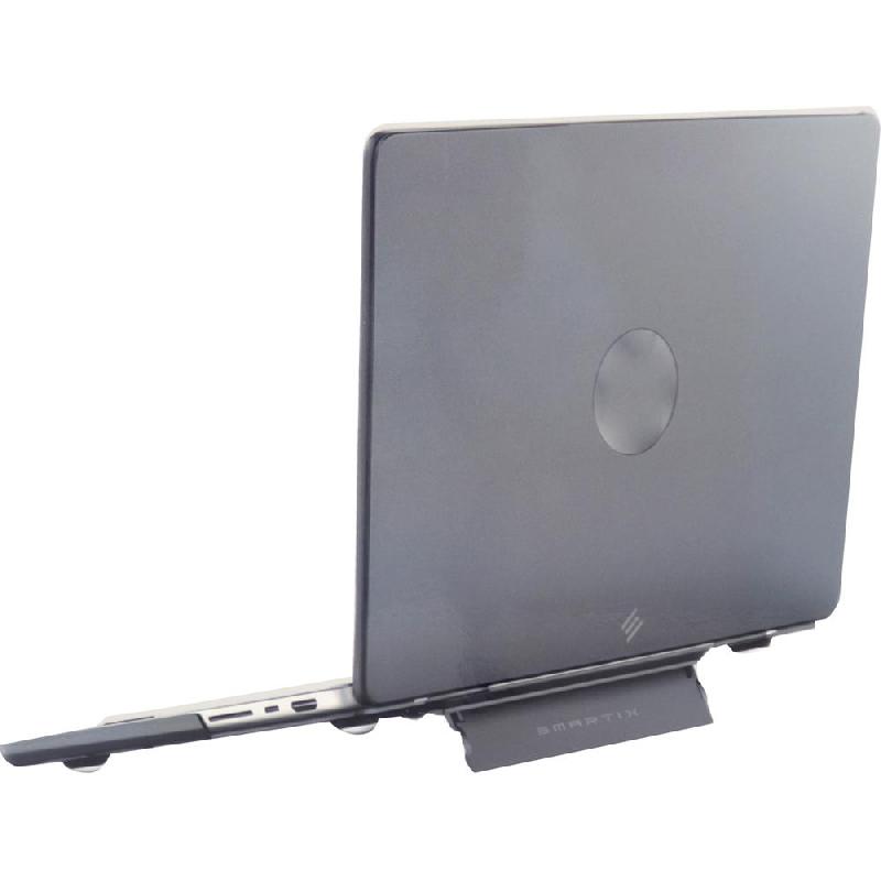 SMARTIX Top and Bottom Cover, Hardshell Case, for MacBook Air 13 M2/MacBook Air 13 M3, Black