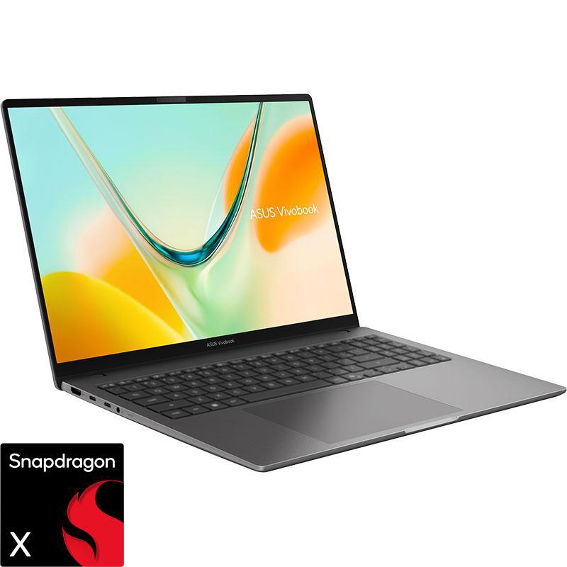 اسوس فيفو بوك لابتوب، ذكاء اصطناعي مع كوبايلوت+، 16 بوصة، سناب دراغون X، 8 جيجابايت رام، قرص صلب 256 جيجابايت، ويندوز 11، كوالكوم أدرينو،