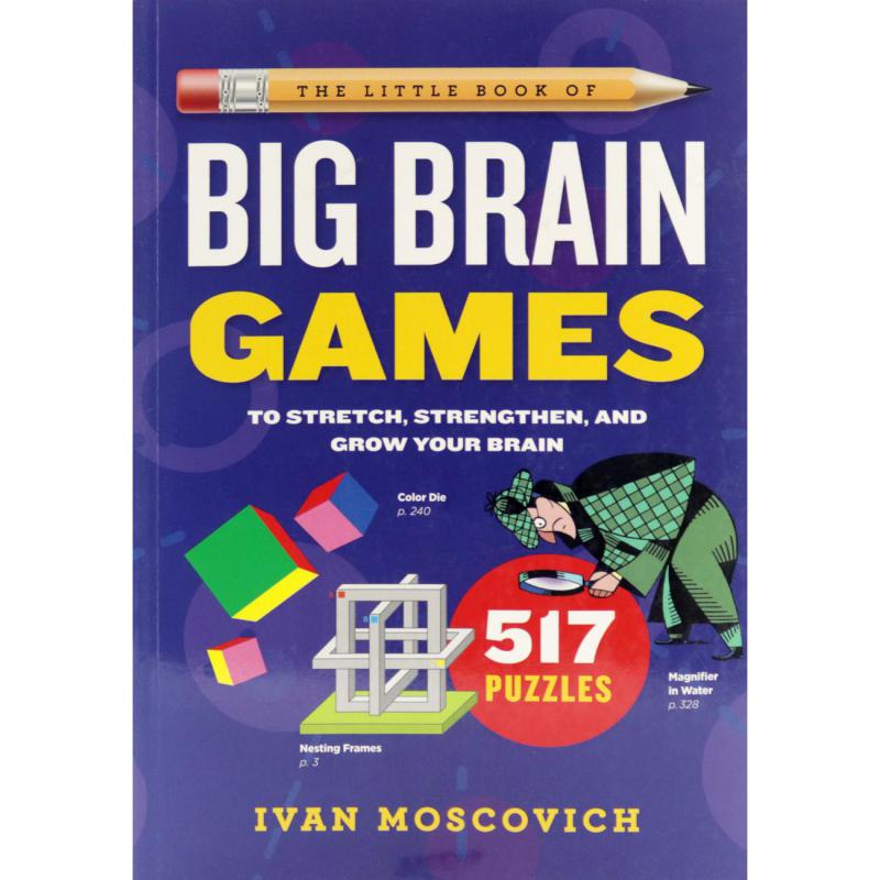 The Little Book of Big Brain Games - 517 Puzzles to Stretch | English Books | Children - Preschool (1-5) | Children Puzzle Books (3 - 5) | Children Books | New Arrivals