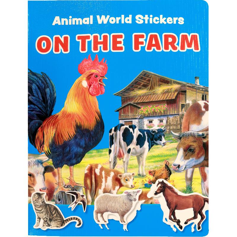 Animal World Stickers: On The Farm | Children Books | English Books | Children - Reference/Ency | Global Shipping | Children - Younger (6-9) | Children Sticker Books (5 - 8) | Clearance Offers