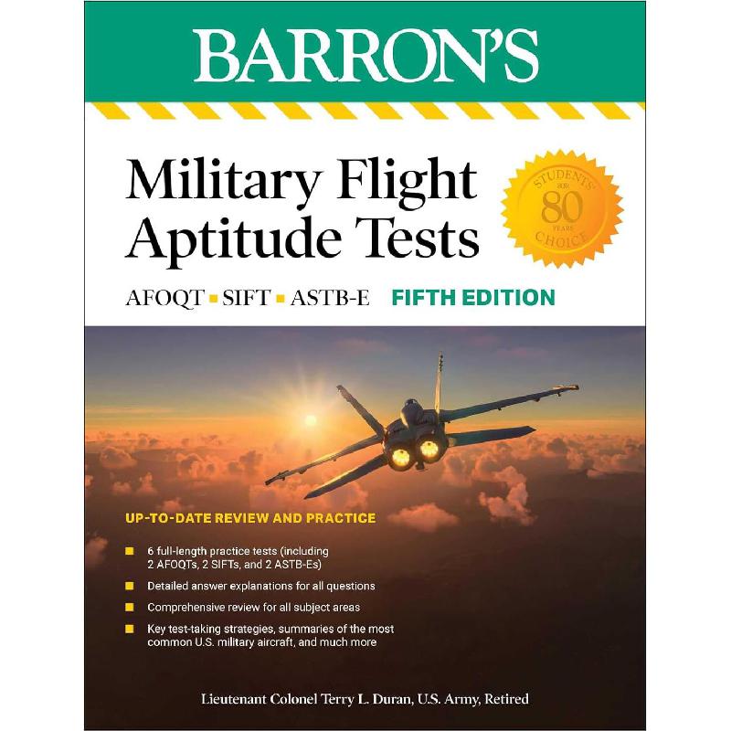 Military Flight Aptitude Tests | Test Preparation & Certification | Certification | English Books | New Arrivals