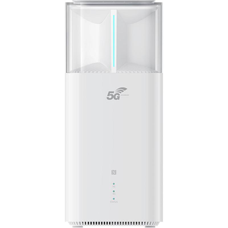 Brovi H168-383 5G CPE Router, up to 11.68 Gbps, up to 192 Devices, Dual Band (2.4 GHz/5 GHz), Wi-Fi 7 (802.11a/b/g/n/ac/ax/be), Single Port (LAN), Single Port (GbE), White
