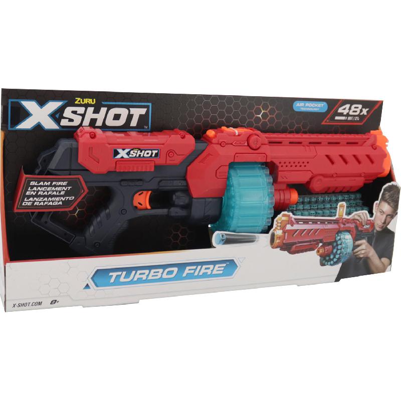 Zuru X-SHOT Excel Turbo Fire (48 Darts) Play Weapons | Indoor & Outdoor Play | Toys & Kids Learning | Toys | New Arrivals