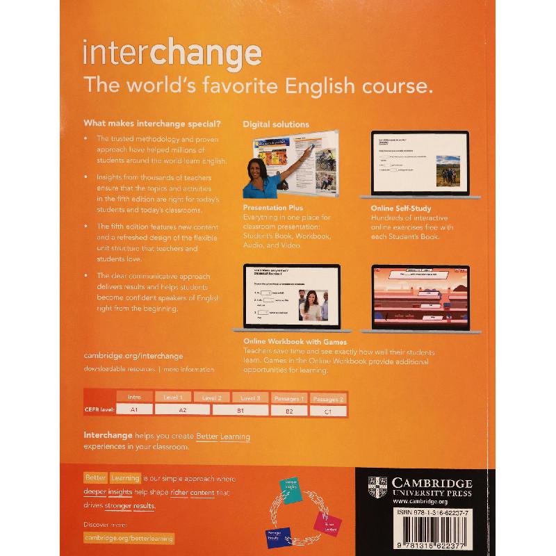 Interchange: Intro | الكتب المدرسية | كتب المرحلة المتوسطة | الكتب الانجليزية | الشحن الدولي Interchange: Intro | الكتب المدرسية | كتب المرحلة المتوسطة | الكتب الانجليزية | الشحن الدولي