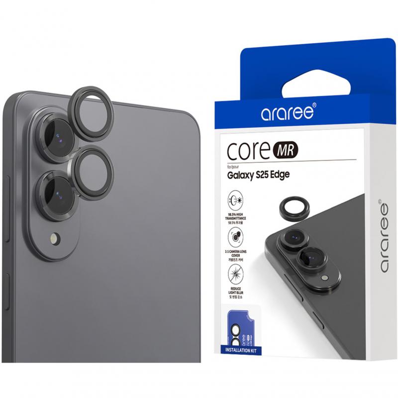 Araree Araree Core Mr Smartphone Screen Protector Aluminum Metal Frame For Samsung Galaxy S25 Easy Install Plate, Reduce Light Blur