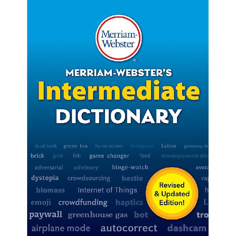 Merriam-Webster's: Intermediate Dictionary - Revised & Updated Edition! | معاجم وقواميس | معاجم وقواميس | الكتب الانجليزية | وصل حديثاً | الشحن الدولي