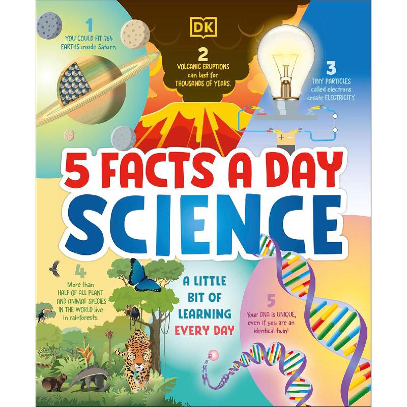 ‎5‎ Facts a Day Science ‎-‎ A Little Bit of Learning Every Day‎ | الكتب الانجليزية | المراجع والموسوعات | موسوعات علمية للاطفال (8+) | الأطفال