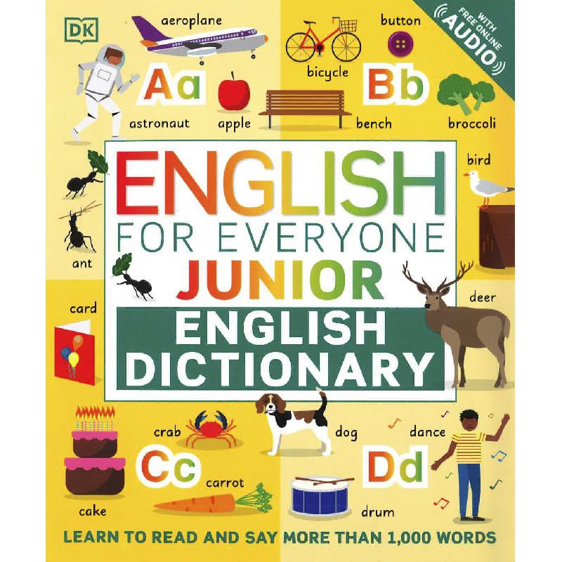 Junior: English Dictionary | الكتب الانجليزية | الشحن الدولي | روايات مصورة | الأطفال | القواميس للاطفال (8+)