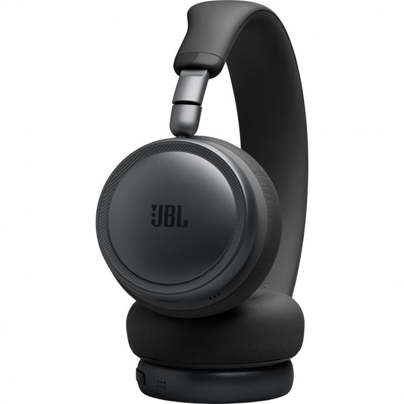 JBL Live 680NC On-Ear Headphones, Active Noise Cancelling, Bluetooth, USB-C (Charging), Built-in Microphone, Black 4