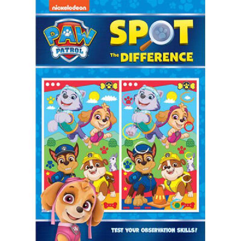Nickelodeon PAW Patrol: Spot The Difference - Test Your Observation Skills! | Children Books | English Books | Children - Activity & Coloring | Global Shipping | Children - Younger (6-9) | Children Look & Find (5 - 8)