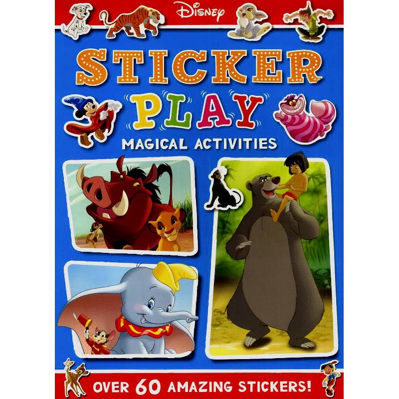 Disney: Sticker Play | Children Books | English Books | Children - Reference/Ency | Global Shipping | Children - Younger (6-9) | Children Sticker Books (5 - 8)