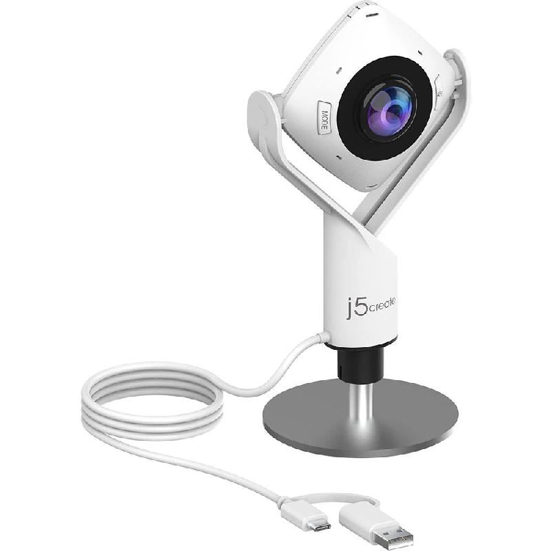 j5 Create j5 Create J5 Create Fhd Webcam Equipped with a USB Type A Connector, Touch Bar to Specify ParticipantsLocation