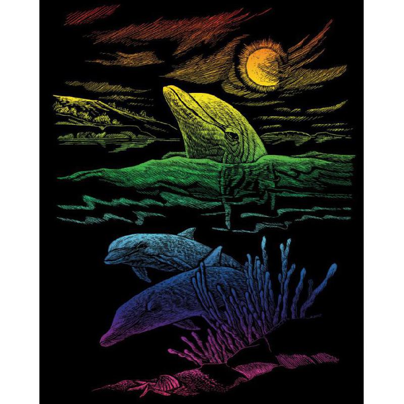 ROYAL & LANGNICKEL Rainbow Engraving Art | Scratch-Art | Arts & Crafts | Hobbies & Craft Accessories | Hobbies & Craft