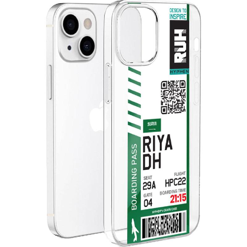 HYPHEN Graphik (Riyadh) Back Cover Mobile Case for iPhone 13 Clear HYPHEN