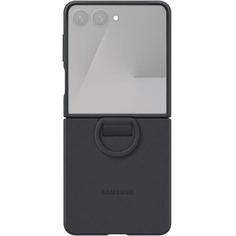 Samsung Ring Case Flip Cover Mobile Case with Ring, for Samsung Galaxy Z Flip7, Black 2
