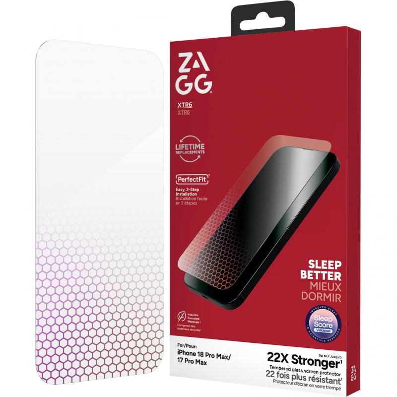 zagg Zagg Invisible Shield XTR6 Smartphone Screen Protector Anti-reflective Technology, Engineered for Gaming