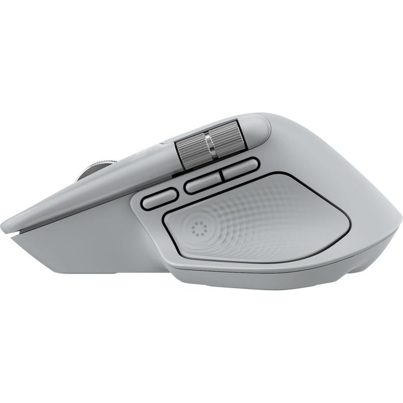 Logitech MX Master 4 Mouse, Bluetooth/Wireless, Optical, Darkfield 200-8000 dpi, Pale Grey