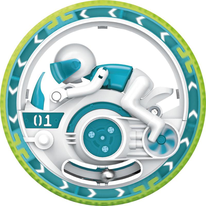 STEM STEAM MOTONOVA, Monowheel with Flywheel Inertia! Robot, White/Green, English, 8 Years and Above