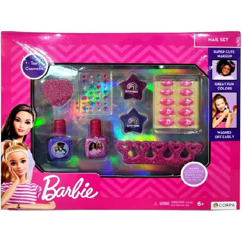 Barbie Nail Set Large Cosmetics & Fashion Activity Set