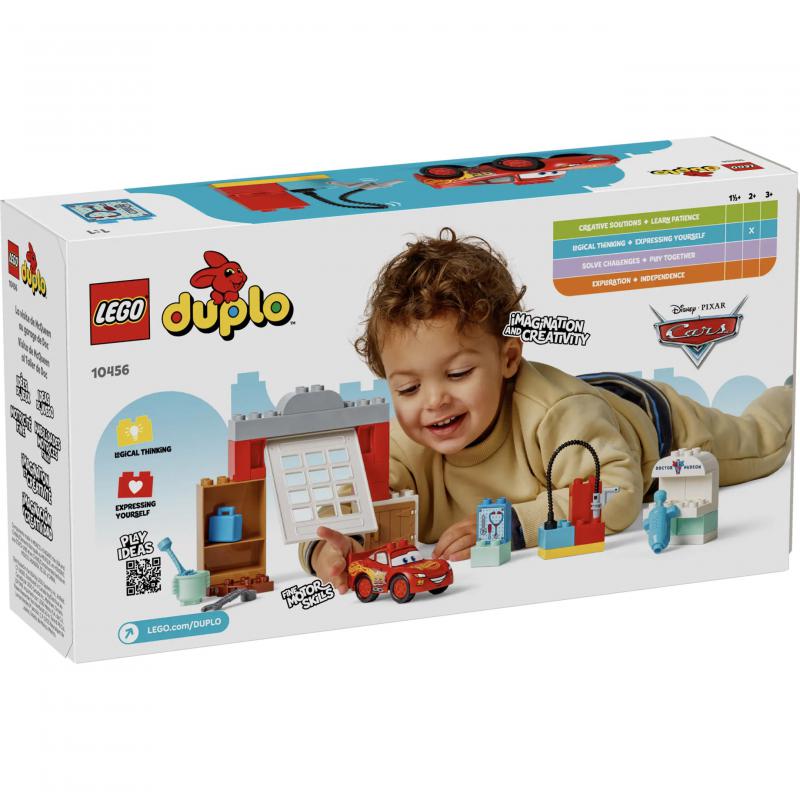 LEGO Duplo McQueen's Visit to Doc's Garage Interlocking Bricks Figure, 2 Years and Above