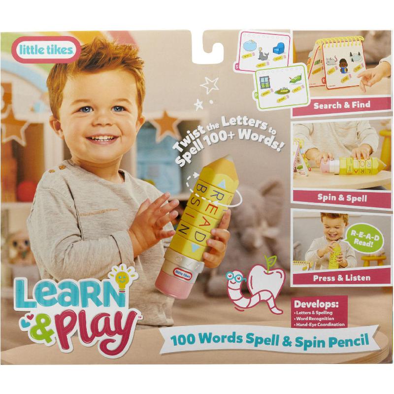 Little Tikes 100 Words Spell & Spin Pencil Educational Toy | Learning Aids | Toys & Kids Learning | Learning & Development | New Arrivals