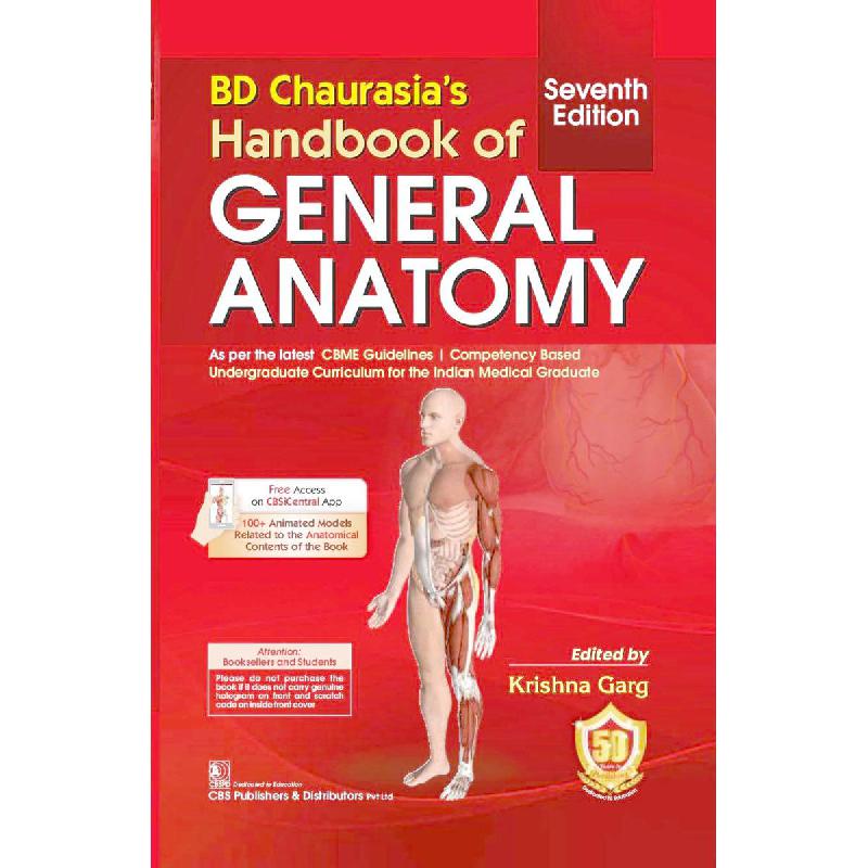 Handbook of General Anatomy | الكتب الطبية | التشريح / علم الأجنة / علم الأنسجة | الكتب الانجليزية | وصل حديثاً | الشحن الدولي