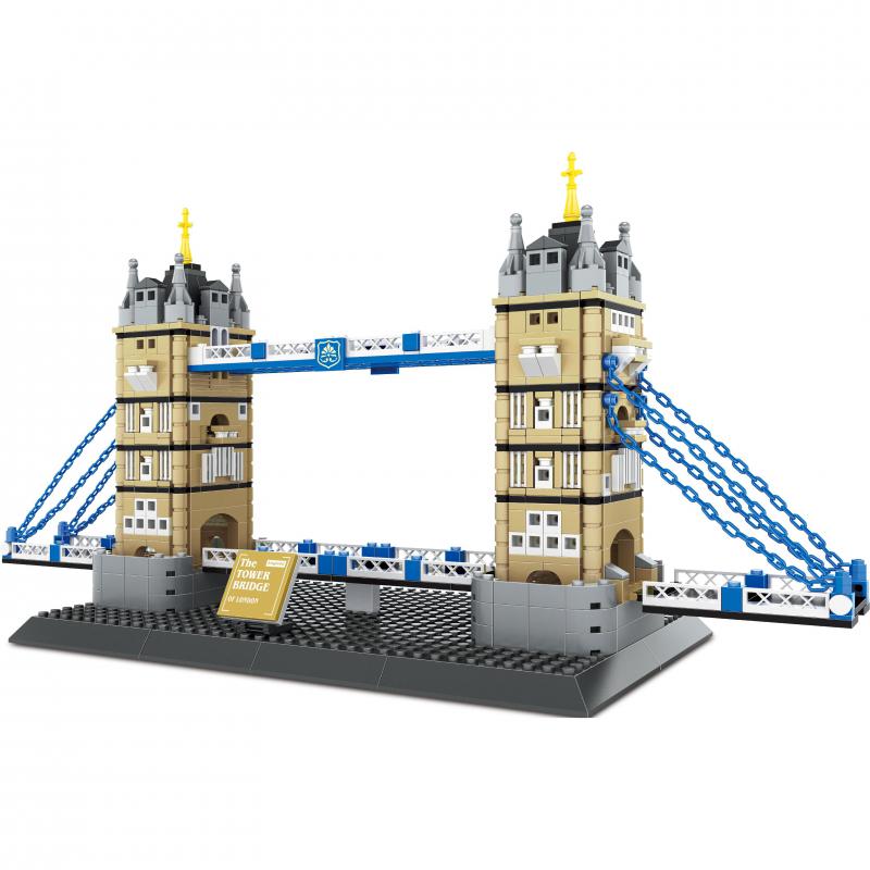 Bloci London Bridge Tower England 3D Puzzle, 969 Pieces, English, 6 Years and Above