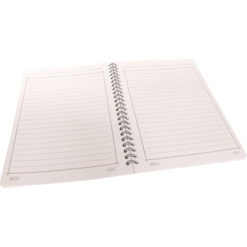 Roco Notebook, A5, 80 Sheets, Single Ruled (Arabic), Green