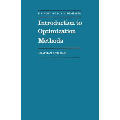 Introduction to Optimization Methods Adby, P. - Jarir.com KSA