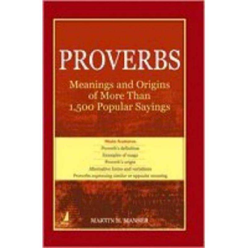 Proverbs Oxford Pocket Dictionary Martin Manser KSA