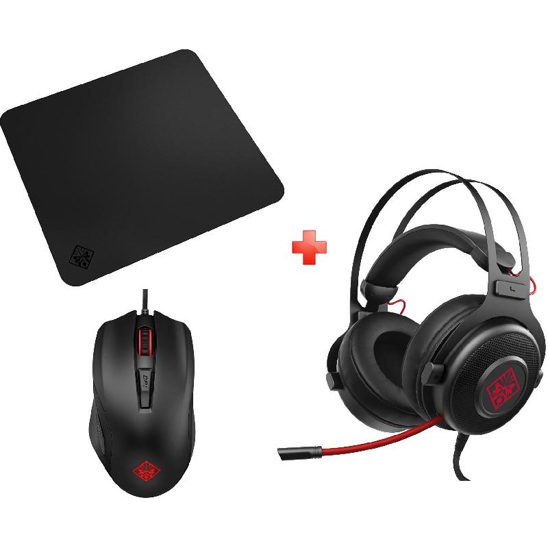 HP OMEN Gaming Headset Wired Black/Red Jarir Bookstore UAE
