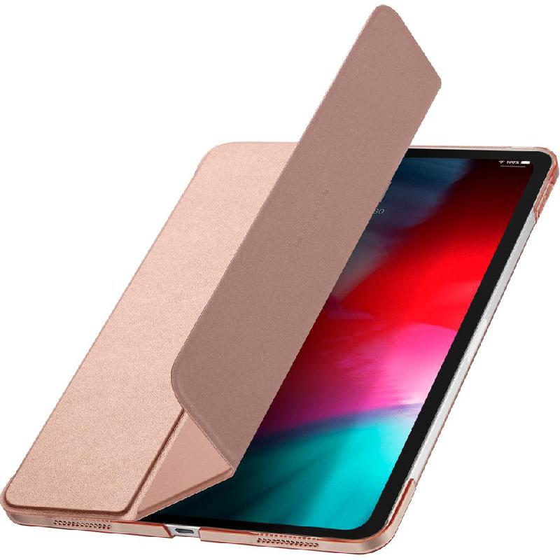 Spigen Smart Fold Folio Tablet Case, for iPad Pro 11 - 2018, Rose Gold
