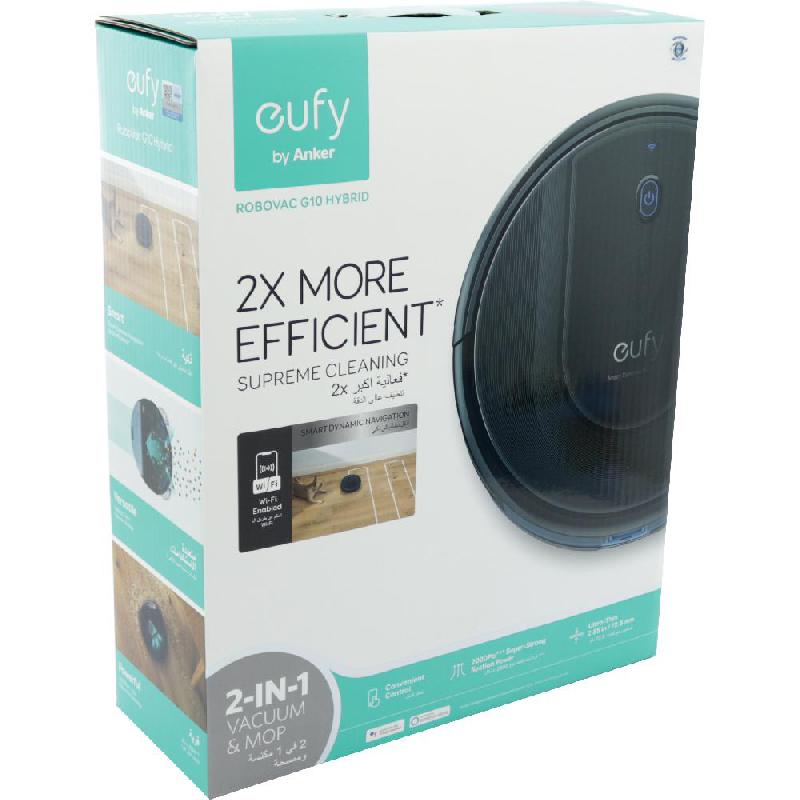 Eufy RoboVac G10 Hybrid Robotic Vacuum Cleaner Wi-Fi - Jarir