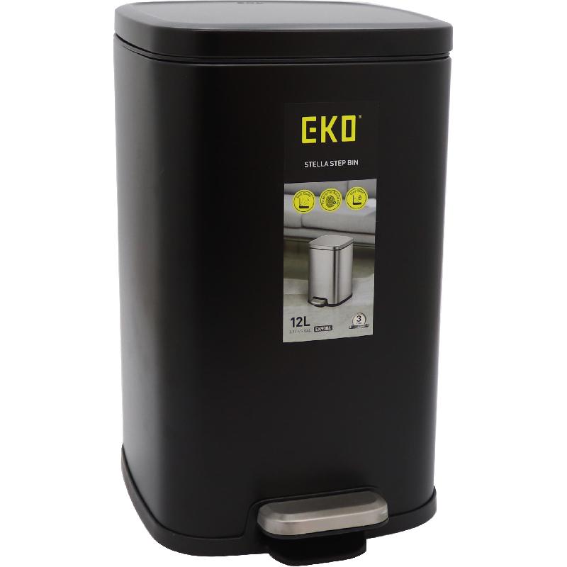 Eko Stella Waste Bin with Step-on Cover | Furniture & Office Accessories | Office Supplies | Waste Baskets