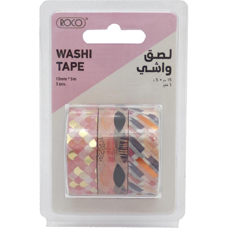 Roco Washi Tape | Decorative Rolls & Covers | School Supplies