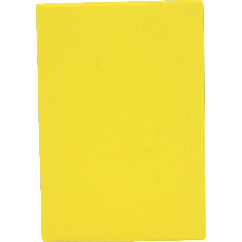 Roco Notebook, A4, 60 Sheets, Lined, Yellow