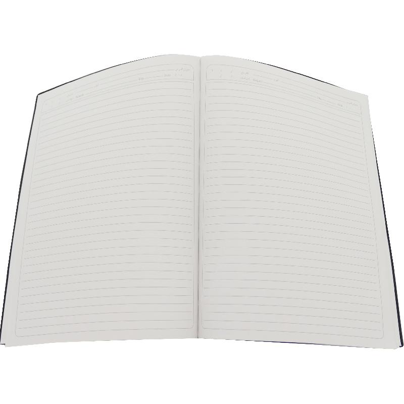 Roco Notebook, A4, 60 Sheets, Lined, Black